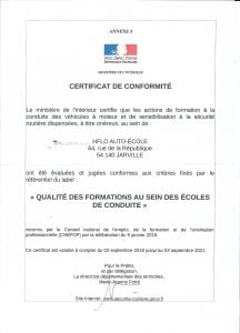 LABELLISATION CERTIFICAT DE CONFORMITE 216x300 LABELLISATION CERTIFICAT DE CONFORMITE 216x300 - Accueil